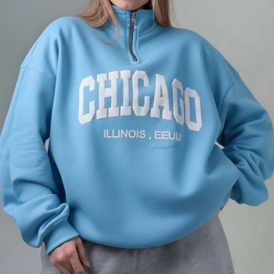 سویشرت اسپرت نیم زیپ