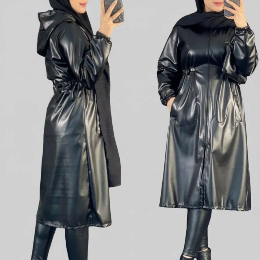 مانتو چرم کندیس