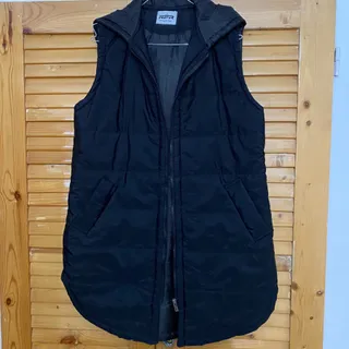 پافر مشکی کلاه دار