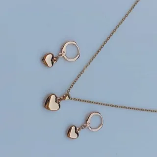 نیم ست ژوپینگ آبکاری طلا