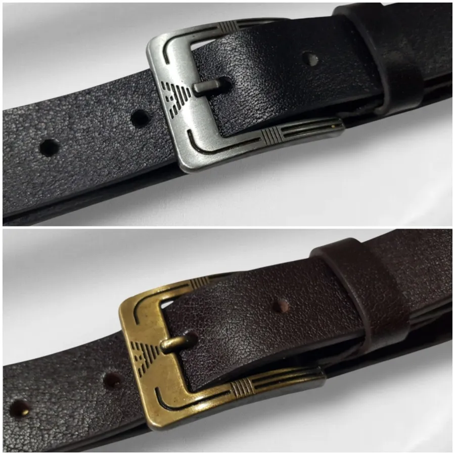 کمربند آرمانی دو رنگ