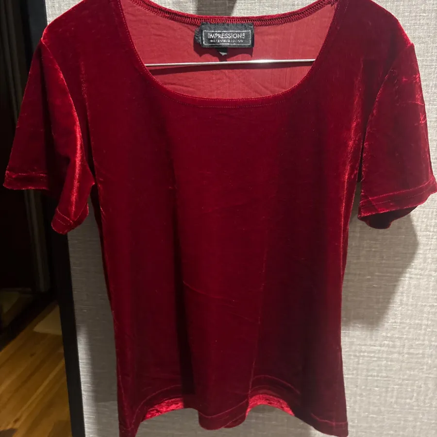 تونیک مخمل قرمز