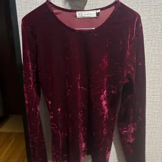 بلوز استین بلند مخمل