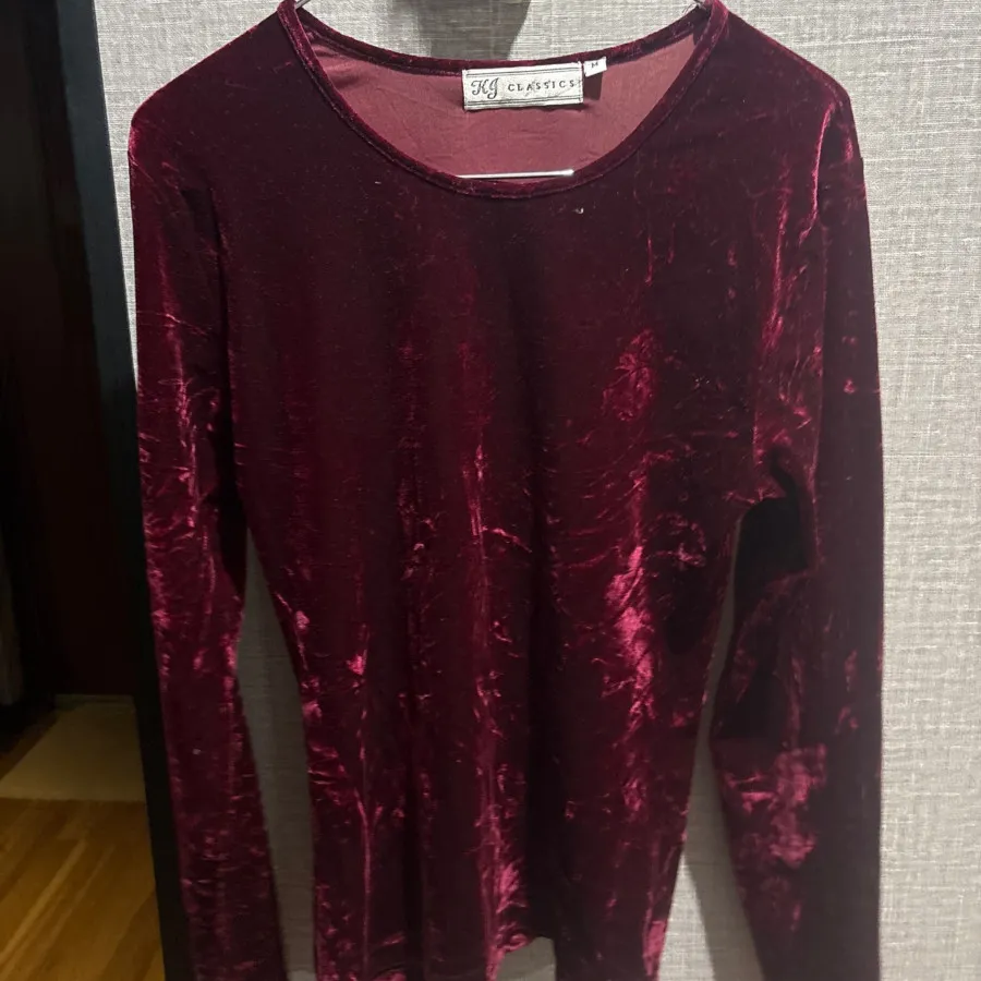 بلوز استین بلند مخمل