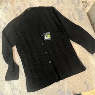 #ژاکت زنانه # بافت مشکی