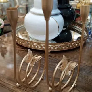 جا شمعی دور پیچ پروانه ای