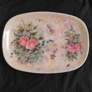 دیس برنجی ملامین آنتیک