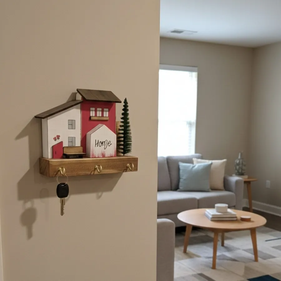 جاکلیدی چوبی مینی