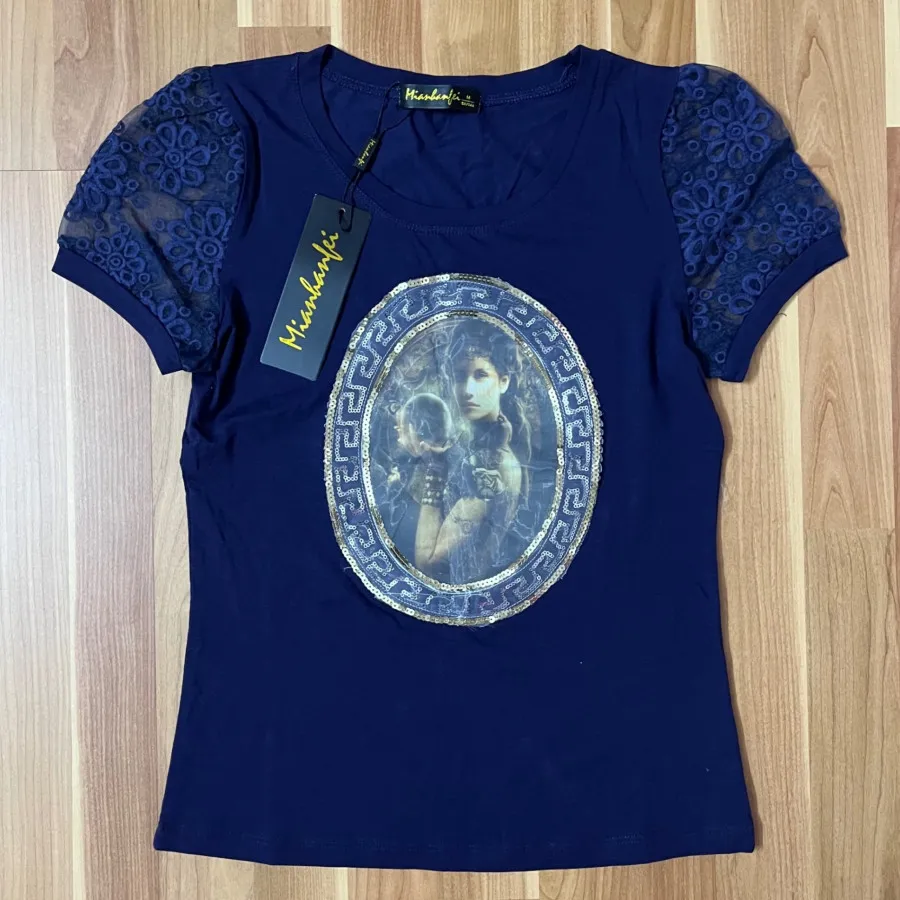 تیشرت سرمه ای