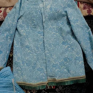 مانتو طرحدارآبی