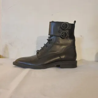 بوت زارا چرم مشکی