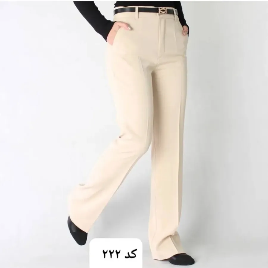 شلوار دمپا زنانه کرم