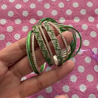 النگوی دخترانه هندی سبز