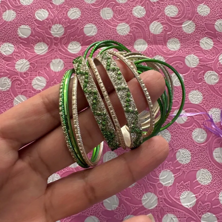 النگوی دخترانه هندی سبز