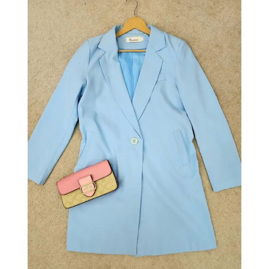 کت پاییزه آبی