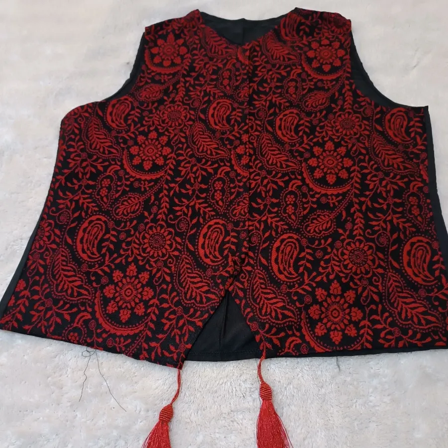 جلیقه کوتاه سوزندوزی سنتی