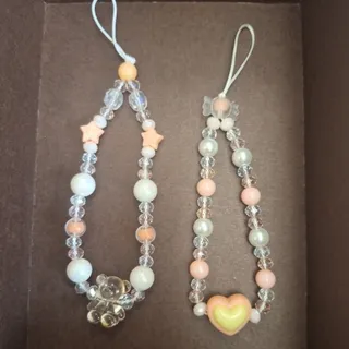 آویز کیف و گوشی نارنجی