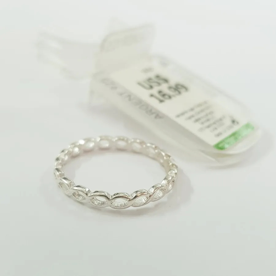 انگشتر نقره 925 طرح دار