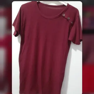 تیشرت کبریتی سه دکمه