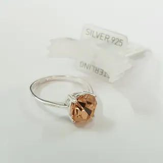 انگشتر نقره 925 نگین درشت