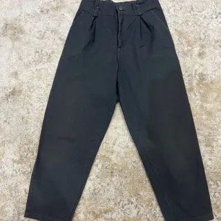 شلوار کتان مام طوسی