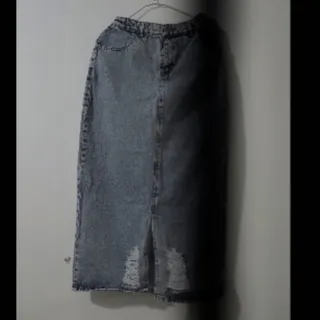 دامن جین زاپدار