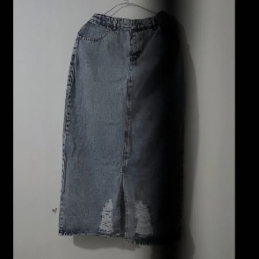 دامن جین زاپدار