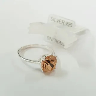 انگشتر نقره 925 نگین درشت