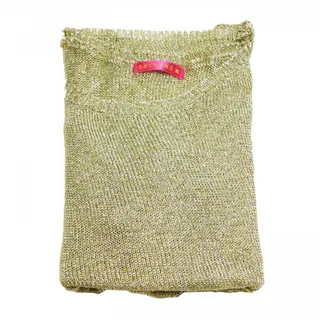 تکپوش کشباف زره ای طلایی