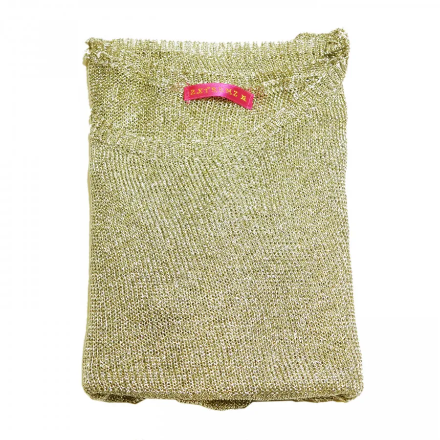 تکپوش کشباف زره ای طلایی