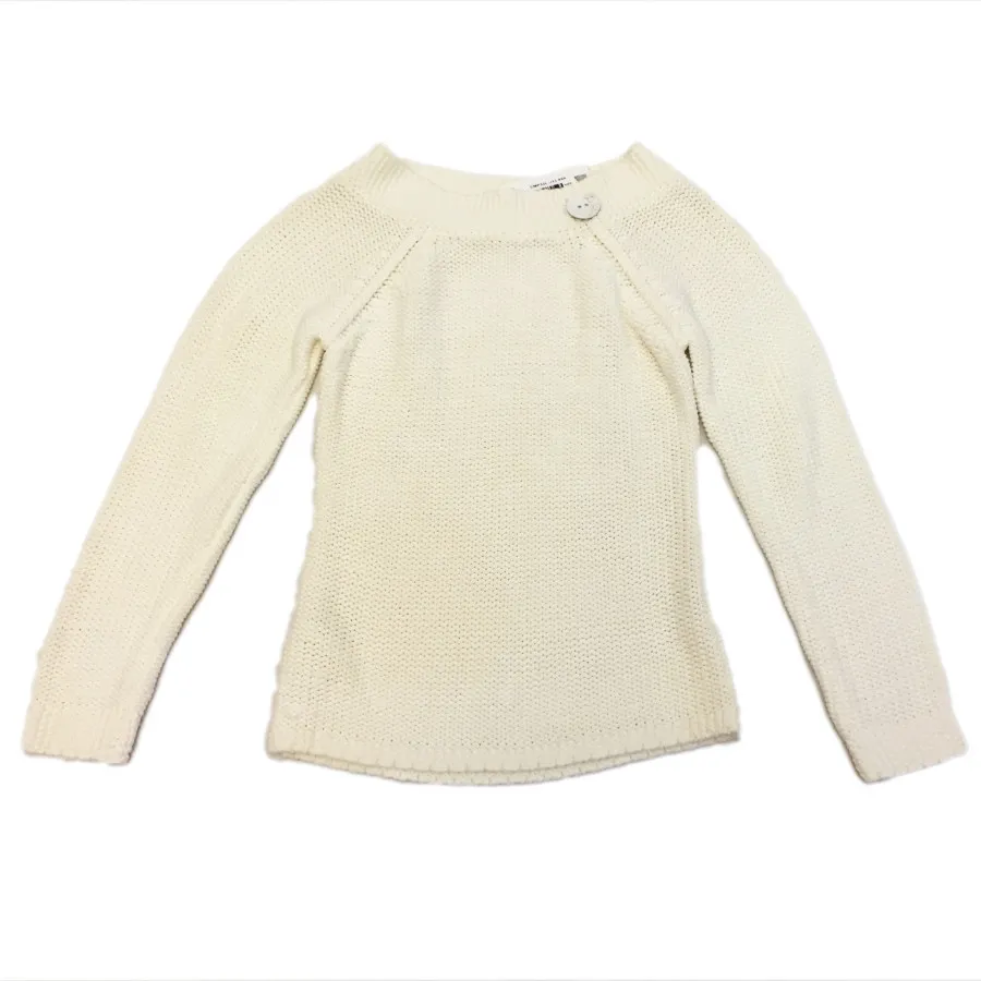 بلوز بافت درشت سفید پرومد