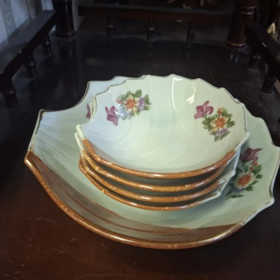 آجیل خوری قدیمی 5 پارچه