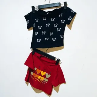 تیشرت (کراپ) نخی بچگانه