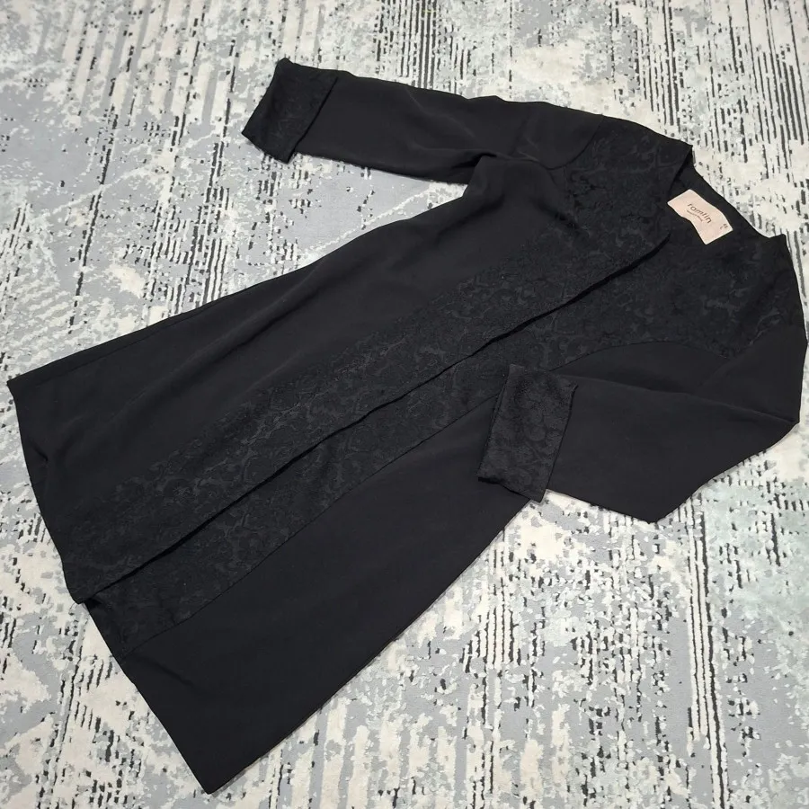 مانتو مشکی مجلسی