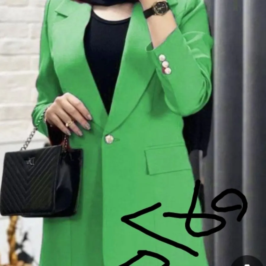 مانتو کتی سبز نو