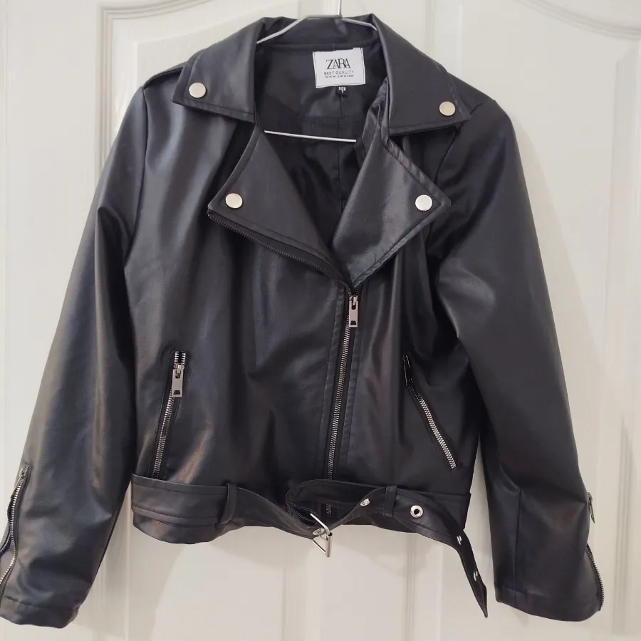 کت چرم طرح زارا