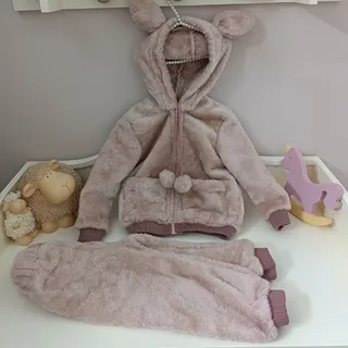 ست سوییشرت شلوار تدی