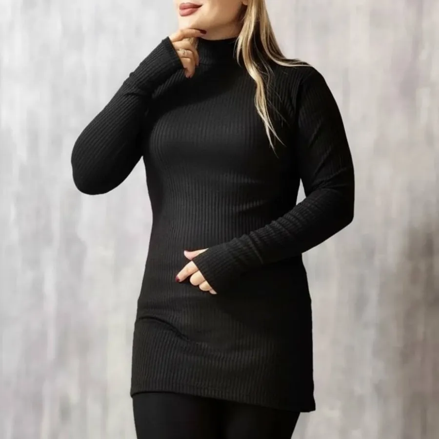 بلوز بیسیک آستین فینگری