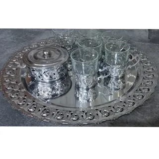 ست چای و شربت خوری برنجی