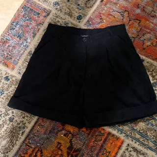 شلوارک مخمل کبریتی مشکی