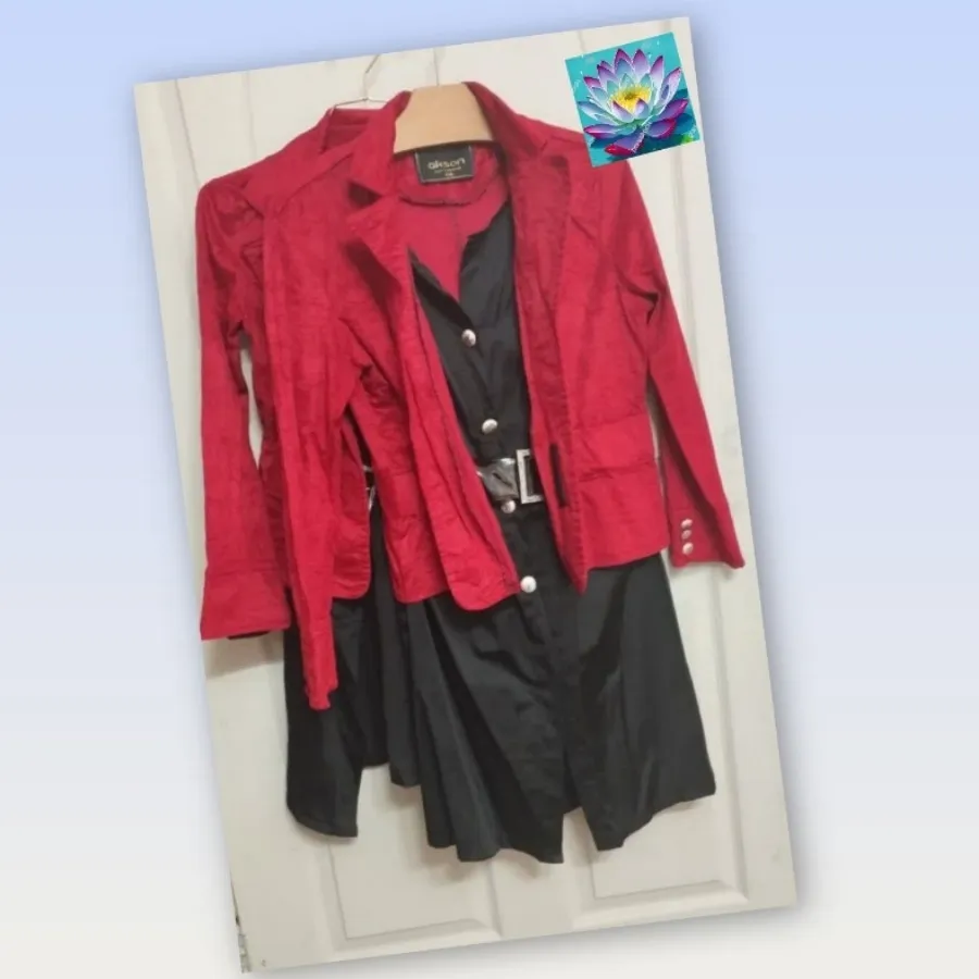 مانتو دوتکه جلو دکمه