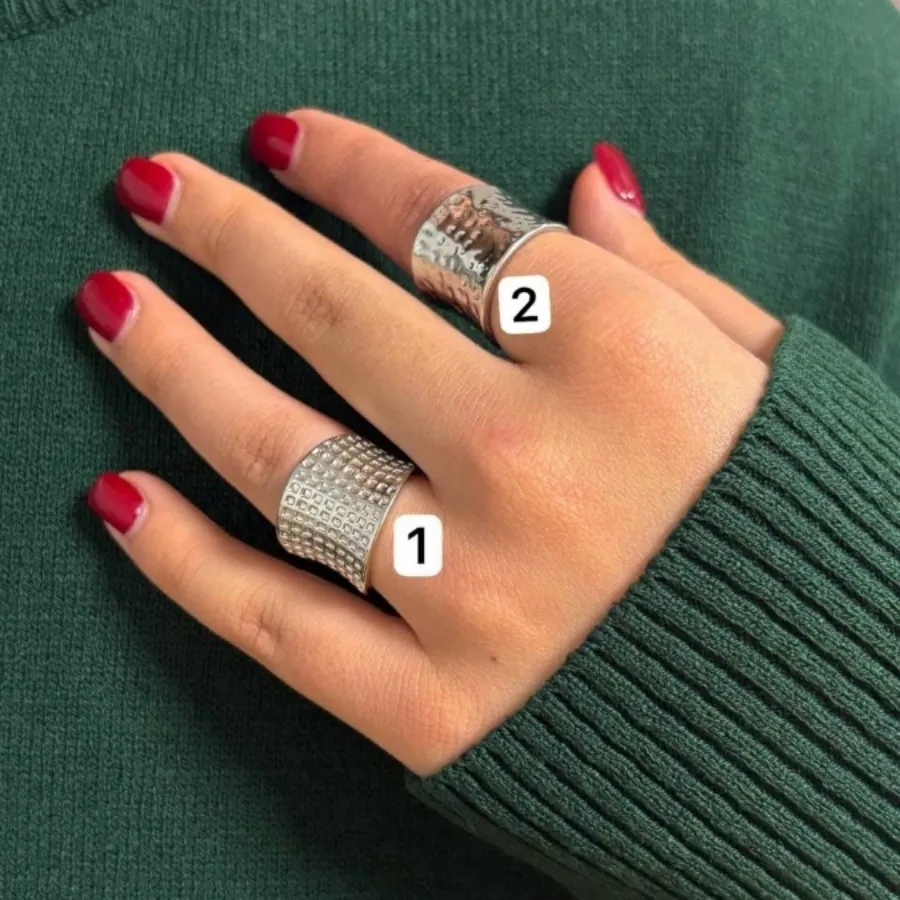 انگشتر ابکاری نقره