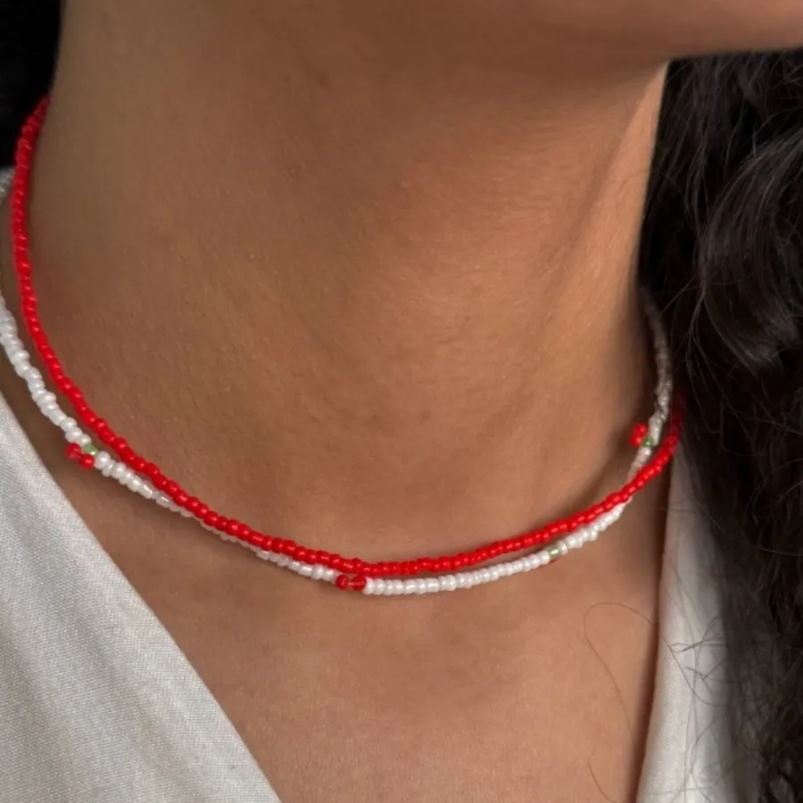 گردنبند دو لاین شماره 2