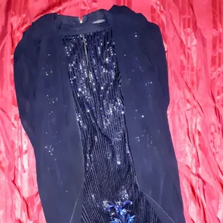 پیراهن مجلسی پولکی ترک