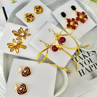 گوشواره میناکاری متنوع