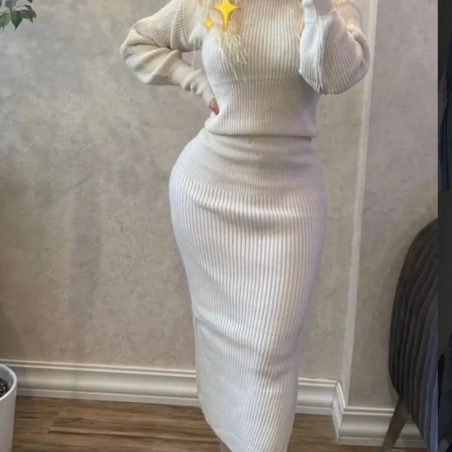 ست شومیز و دامن بافت