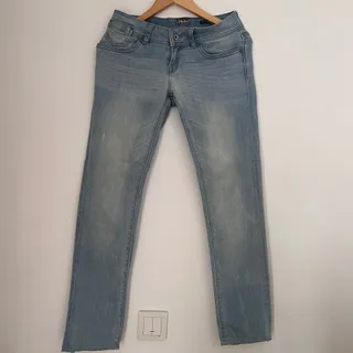 شلوارجین  راسته ابی روشن