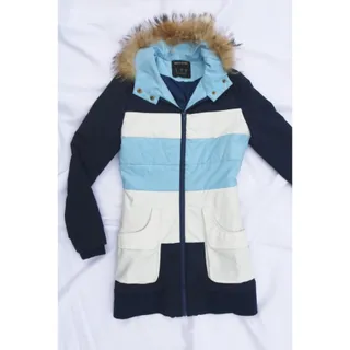 کاپشن پفکی سرمه ای