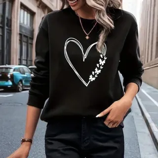 بلوز پاییزه قلبی پروانه