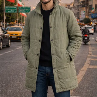 کاپشن زیتونی